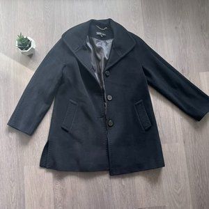 Ellen Tracy Black Wool Pea Coat